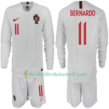Fußballtrikots Portugal BERNARDO 11 Kinder WM 2018 Langarm Auswärts-trikot kaufen